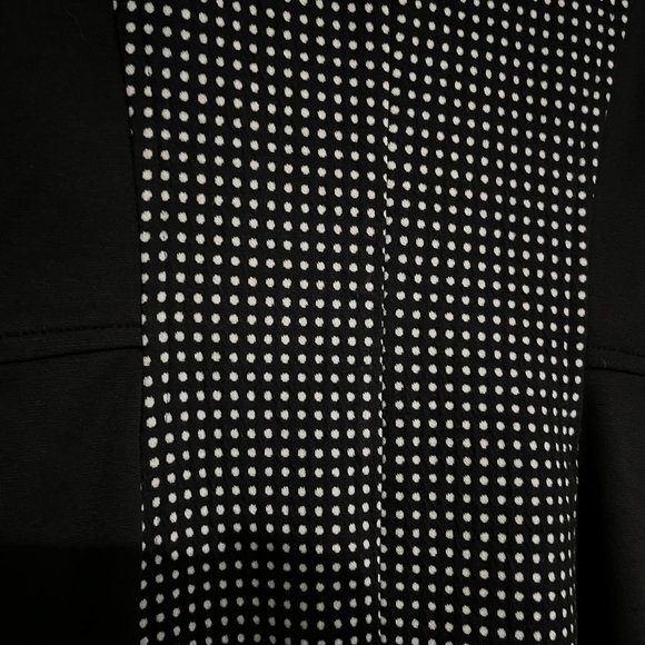 CHARTER CLUB SLEEVELESS A-LINE SHEATH BLACK WHITE WORK EVENT DRESS WOMEN SIZE 4 - Picture 7 of 16